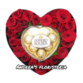 corazon en rosa roja y farreros en corazon